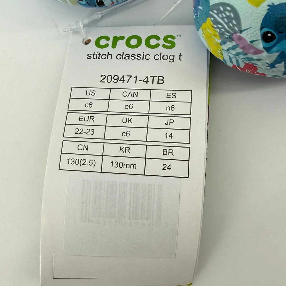 CROCS stitch tropical